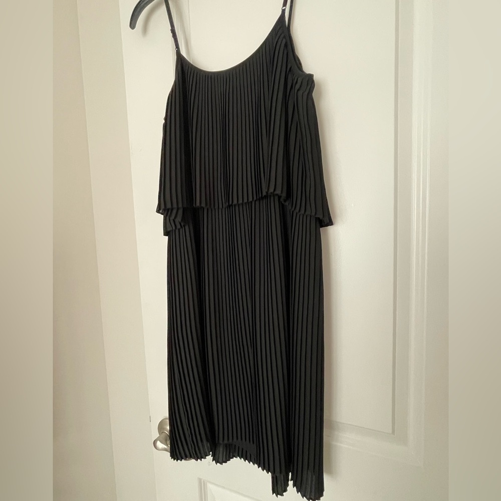 Vince Camuto Pleated Popover Style Dress